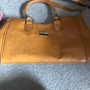Brown coach purse